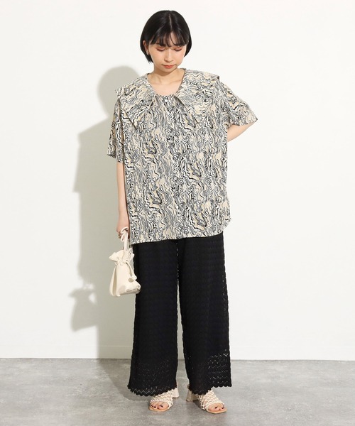 Factor=（ファクターイコール）の「総レースストレートイージーパンツ（その他パンツ・レディース・ブラック/カーキ/イエロー・FREE）」の15枚目の写真