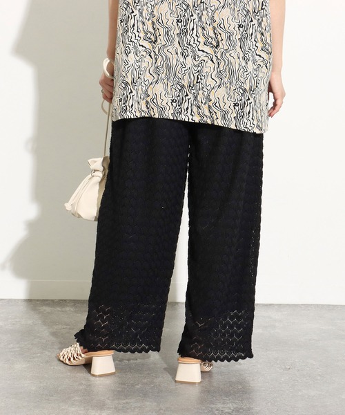 Factor=（ファクターイコール）の「総レースストレートイージーパンツ（その他パンツ・レディース・ブラック/カーキ/イエロー・FREE）」の17枚目の写真