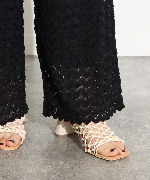 Factor=（ファクターイコール）の「総レースストレートイージーパンツ（その他パンツ・レディース・ブラック/カーキ/イエロー・FREE）」の18枚目の写真