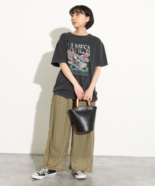 Factor=（ファクターイコール）の「総レースストレートイージーパンツ（その他パンツ・レディース・ブラック/カーキ/イエロー・FREE）」の14枚目の写真