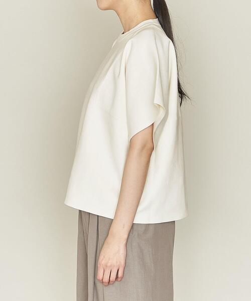 ASTRAET（アストラット）の「＜ASTRAET（アストラット）＞16G ミラノリブ クルーネック プルオーバーニット（ニット/セーター・レディース・オフホワイト/ライトグレー・FREE）」の4枚目の写真