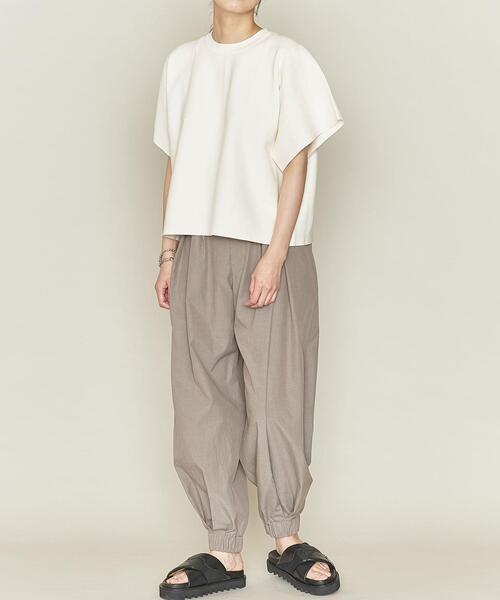 ASTRAET（アストラット）の「＜ASTRAET（アストラット）＞16G ミラノリブ クルーネック プルオーバーニット（ニット/セーター・レディース・オフホワイト/ライトグレー・FREE）」の6枚目の写真