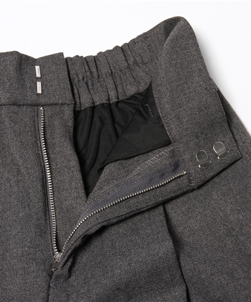 CIAOPANIC（チャオパニック）の「【Ciaopanic】ピッグタック太パンツ（その他パンツ・レディース・チャコールグレー/ネイビー・FREE）」の4枚目の写真