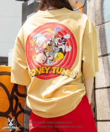 ∴WEGO/別注 LOONEY TUNES プリントビックシルエット5分袖Tシャツ