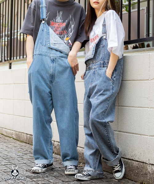 Disney（ディズニー）の「∴WEGO/別注 LOONEY TUNES プリントビックシルエット5分袖Tシャツ（Tシャツ/カットソー・メンズ・ホワイト/イエロー/ホワイト系その他/スミクロ・MEDIUM/LARGE）」の10枚目の写真