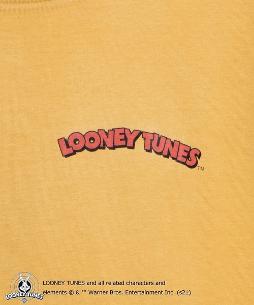 Disney（ディズニー）の「∴WEGO/別注 LOONEY TUNES プリントビックシルエット5分袖Tシャツ（Tシャツ/カットソー・メンズ・ホワイト/イエロー/ホワイト系その他/スミクロ・MEDIUM/LARGE）」の20枚目の写真
