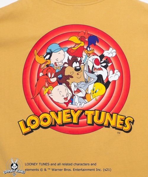 Disney（ディズニー）の「∴WEGO/別注 LOONEY TUNES プリントビックシルエット5分袖Tシャツ（Tシャツ/カットソー・メンズ・ホワイト/イエロー/ホワイト系その他/スミクロ・MEDIUM/LARGE）」の15枚目の写真