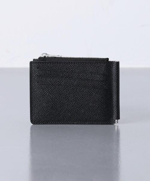 Maison Margiela マネークリップ 黒 レザー 保存袋付き Maison Margiela マネークリップ 黒 レザー 保存袋付き
