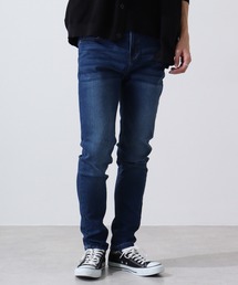 ストレッチデニムパンツ テーパード ニットデニム