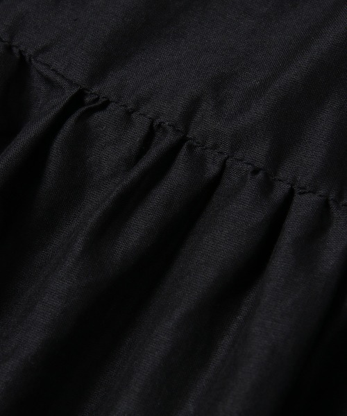 ADAM ET ROPE'（アダムエロペ）の「バックリボンコットンティアードワンピース（ワンピース・レディース・ブラック/ブラウン/レッド/ミント・FREE）」の16枚目の写真