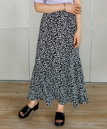 w closet | 小花柄マーメイドスカート(スカート)