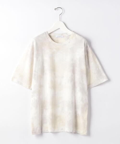 green label relaxing（グリーンレーベルリラクシング）の「SC フォギー タイダイ クルーネック 半袖 Tシャツ カットソー（Tシャツ/カットソー・メンズ・ホワイト/グレー/ナチュラル・SMALL/MEDIUM/LARGE/X-LARGE）」の16枚目の写真