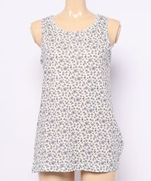 Samansa Mos2 | 花柄ノースリーブインナー(Tシャツ/カットソー)