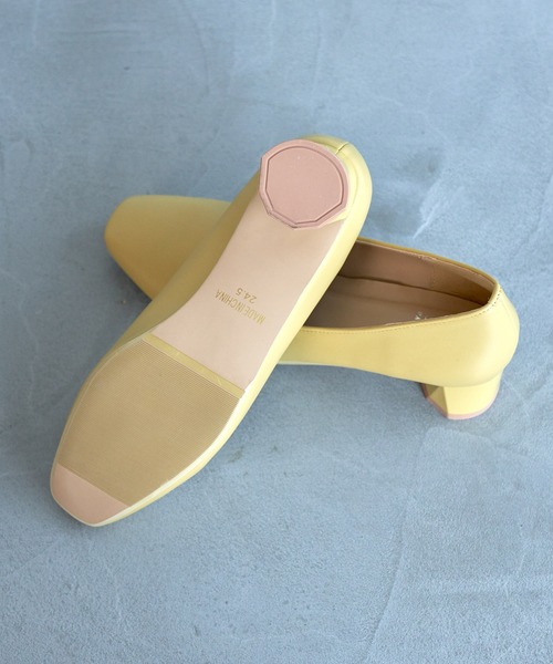 ROPE' PICNIC（ロペピクニック）の「スクエアトゥペイントヒールパンプス（パンプス・レディース・ブラック/イエロー・23.0cm/23.5cm/24.0cm/24.5cm）」の8枚目の写真