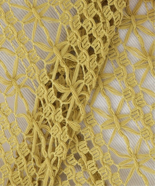 Simplicite（サンプリシテ）の「インナー付きカットレースプルオーバー◆（Tシャツ/カットソー・レディース・パープル/イエロー・FREE）」の18枚目の写真