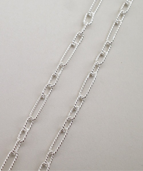 ISOLATION（アイソレーション）の「【ISOLATION / アイソレーション】silver925 Figaro Chain Necklace / フィガロチェーンネックレス（ネックレス・レディース・シルバー・40cm）」の4枚目の写真
