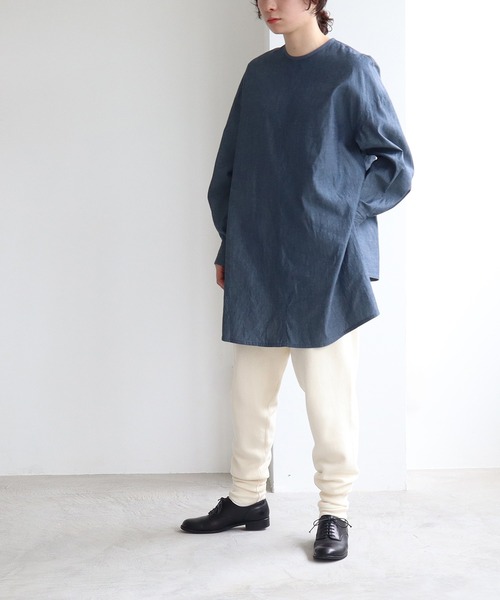 yuni（ユニ　）の「14G gomme knit pants（その他パンツ・レディース・キナリ/ブラック/ベージュ/カーキ・FREE）」の7枚目の写真