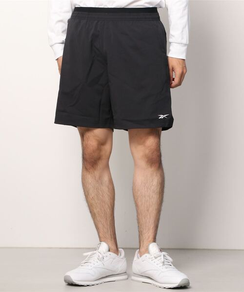 Reebok(リーボック)の「ユナイテッド バイ フィットネス アスリート ショーツ / ハーフパンツ / ショートパンツ(スウェットパンツ・メンズ・ブラック/ブルー・SMALL/MEDIUM/LARGE/X-LARGE/XX-LARGE/X-SMALL/XXX-LARGE)」の7枚目の写真