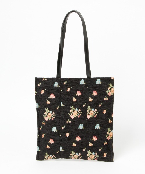 LOWRYS FARM（ローリーズファーム）の「ジャガードトートバッグ　958288（トートバッグ・レディース・アイボリー/ブラック/チャコールグレー・FREE）」の6枚目の写真