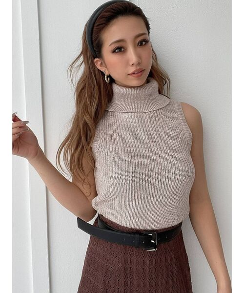 RESEXXY（リゼクシー）の「デザインバックルベルト（ベルト・レディース・ホワイト/ベージュ/ブラック・FREE）」の7枚目の写真