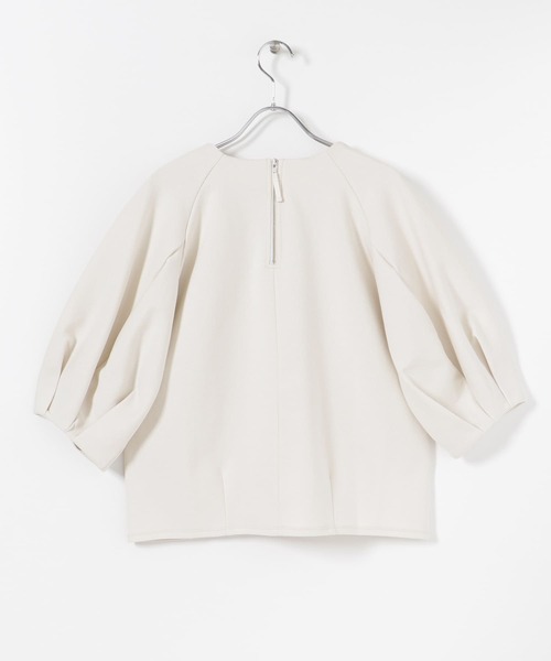 SENSE OF PLACE by URBAN RESEARCH（センスオブプレイスバイアーバンリサーチ）の「コクーンタックスリーブカットトップ（Tシャツ/カットソー・レディース・ブラック/アイボリー・ONE）」の11枚目の写真