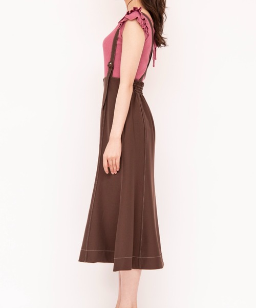 WILLSELECTION(ウィルセレクション)の「ティアードミニフリルニット(ニット/セーター・レディース・ベージュ/ピンク/ミント・MEDIUM)」の8枚目の写真