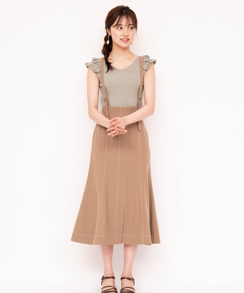 WILLSELECTION(ウィルセレクション)の「ティアードミニフリルニット(ニット/セーター・レディース・ベージュ/ピンク/ミント・MEDIUM)」の20枚目の写真