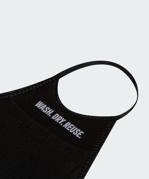 adidas（アディダス）の「フェイスカバー 3枚組 [FACE COVERS 3-PACK] アディダスオリジナルス（マスク・メンズ・ブラック×ブラック・MEDIUM/XXX-LARGE/X-LARGE）」の5枚目の写真