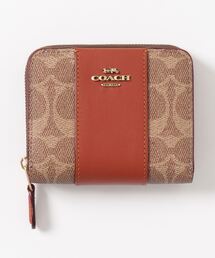 Ⴤ1072ꕤCOACH コーチ シグネチャー 長財布 キャンバス ウォレット 美品 コーチ 二つ折り 長財布 ウォレットレザー×キャンバス