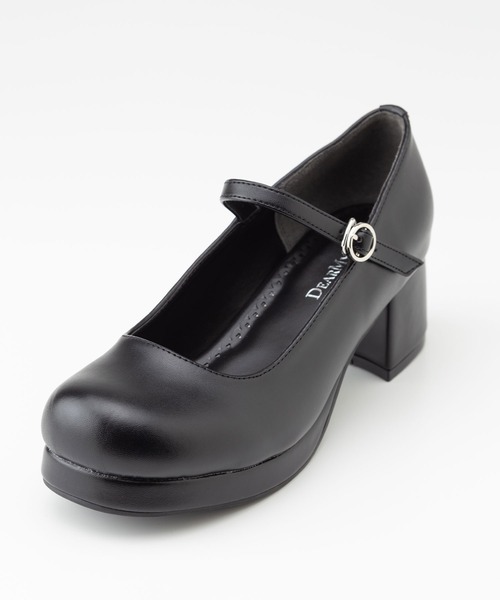 DearMyLove（ディアマイラブ）の「お任せロリータパンプス（パンプス・レディース・クリアブラック/ライトピンク/ピンク/パープル/ブラック/ホワイト・22.5cm/24.5cm/24cm/25.5cm/26.5cm/26cm/22cm/23.5cm/23cm/25cm/21.5cm/21cm）」の14枚目の写真