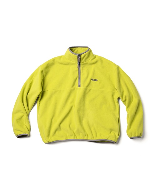 SINK kotohayokozawa（シンク コトハヨコザワ）の「HALF ZIP FLEECE AT THAT TIME（ブルゾン・レディース・ベージュ/オフホワイト/ライトグリーン・M/L）」の11枚目の写真