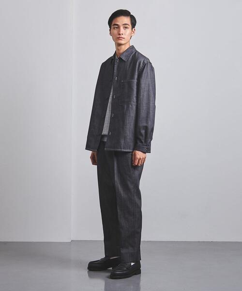 UNITED ARROWS（ユナイテッドアローズ）の「＜UNITED ARROWS＞ ノーフェイド デニム オーバーシャツ（その他アウター・メンズ・ネイビー/ベージュ・S/M/L）」の10枚目の写真