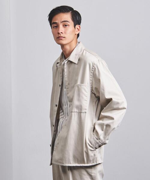 UNITED ARROWS（ユナイテッドアローズ）の「＜UNITED ARROWS＞ ノーフェイド デニム オーバーシャツ（その他アウター・メンズ・ネイビー/ベージュ・S/M/L）」の17枚目の写真
