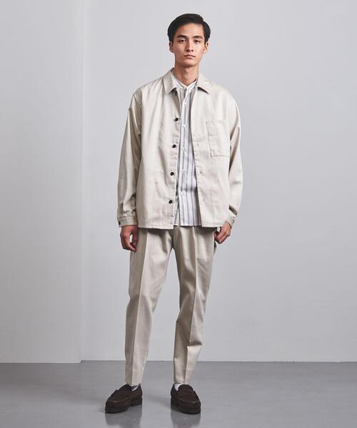 UNITED ARROWS（ユナイテッドアローズ）の「＜UNITED ARROWS＞ ノーフェイド デニム オーバーシャツ（その他アウター・メンズ・ネイビー/ベージュ・S/M/L）」の19枚目の写真