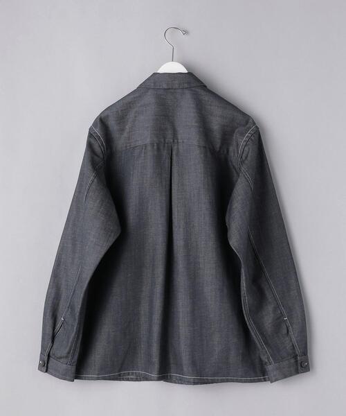 UNITED ARROWS（ユナイテッドアローズ）の「＜UNITED ARROWS＞ ノーフェイド デニム オーバーシャツ（その他アウター・メンズ・ネイビー/ベージュ・S/M/L）」の22枚目の写真