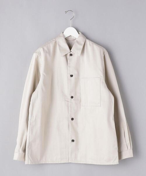 UNITED ARROWS（ユナイテッドアローズ）の「＜UNITED ARROWS＞ ノーフェイド デニム オーバーシャツ（その他アウター・メンズ・ネイビー/ベージュ・S/M/L）」の12枚目の写真