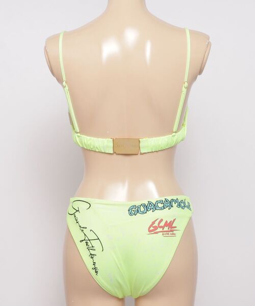GUACAMOLE(ガカモレ)の「4D recycled textured traiangle bikini(水着・レディース・ホワイト/イエロー/ライトグレー/レッド・M)」の13枚目の写真