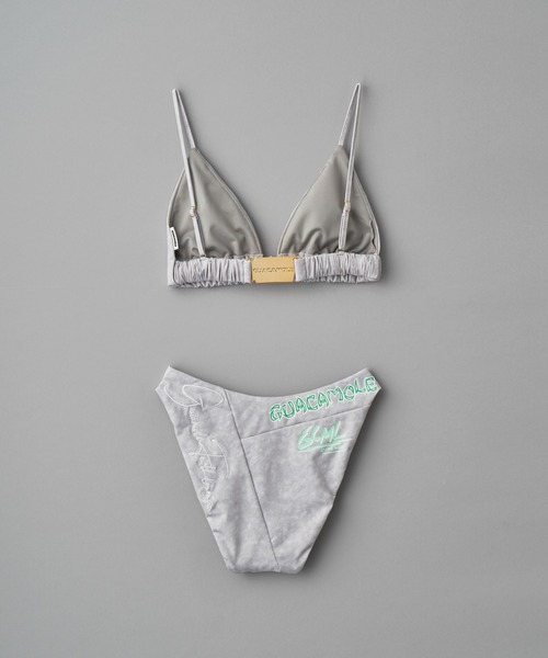 GUACAMOLE(ガカモレ)の「4D recycled textured traiangle bikini(水着・レディース・ホワイト/イエロー/ライトグレー/レッド・M)」の10枚目の写真