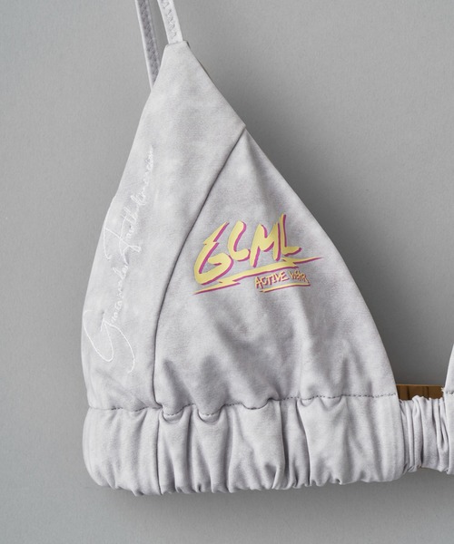 GUACAMOLE(ガカモレ)の「4D recycled textured traiangle bikini(水着・レディース・ホワイト/イエロー/ライトグレー/レッド・M)」の6枚目の写真