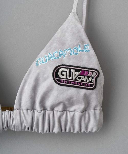 GUACAMOLE(ガカモレ)の「4D recycled textured traiangle bikini(水着・レディース・ホワイト/イエロー/ライトグレー/レッド・M)」の15枚目の写真