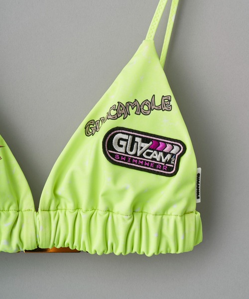 GUACAMOLE(ガカモレ)の「4D recycled textured traiangle bikini(水着・レディース・ホワイト/イエロー/ライトグレー/レッド・M)」の11枚目の写真