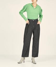 BRACTMENT | ＜BRACTMENT(ブラクトメント)＞ プレストタック デニム －ウォッシャブル－(デニムパンツ)