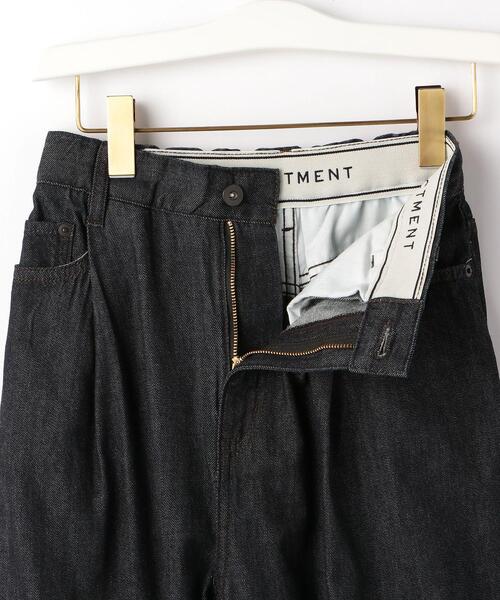 BRACTMENT（ブラクトメント）の「＜BRACTMENT(ブラクトメント)＞ プレストタック デニム（デニムパンツ・レディース・ブラック/ネイビー・38/36）」の6枚目の写真