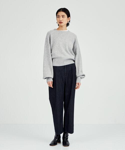 BRACTMENT（ブラクトメント）の「＜BRACTMENT(ブラクトメント)＞ プレストタック デニム（デニムパンツ・レディース・ブラック/ネイビー・38/36）」の22枚目の写真