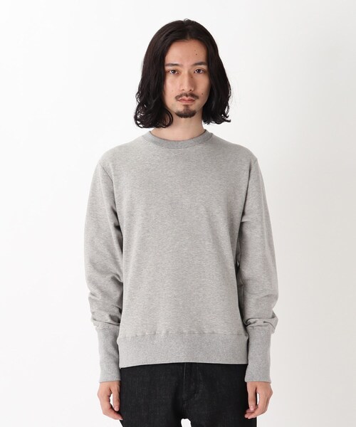 BASECONTROL（ベースコントロール）の「◆【S～3Lサイズ展開】多機能裏毛 クルースウェット（スウェット・メンズ・ブラック/ネイビー/グレー・01/02/03/04/05）」の17枚目の写真