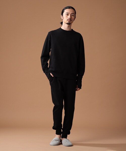 BASECONTROL（ベースコントロール）の「◆【S～3Lサイズ展開】多機能裏毛 クルースウェット（スウェット・メンズ・ブラック/ネイビー/グレー・01/02/03/04/05）」の15枚目の写真