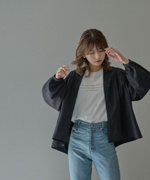 スイッチングAラインボリュームブラウス