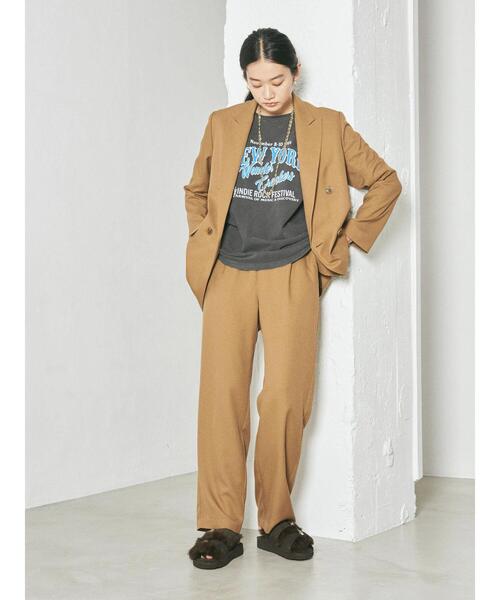 GARAGE OF GOOD CLOTHING(ガレージオブグッドクロージング)の「ダブルジャケット2*(ブルゾン・レディース・キャメル・FREE)」の6枚目の写真