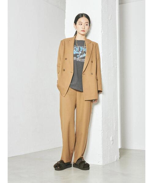 GARAGE OF GOOD CLOTHING(ガレージオブグッドクロージング)の「ダブルジャケット2*(ブルゾン・レディース・キャメル・FREE)」の8枚目の写真