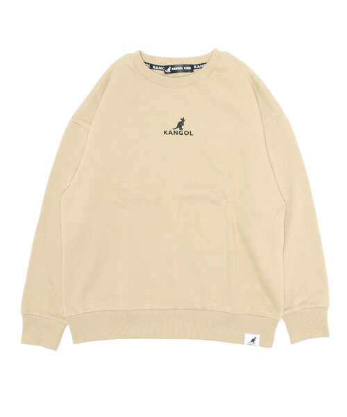 KANGOL(カンゴール)の「【KANGOL/カンゴール】KANGOL KIDS 裏毛クルートレーナー(スウェット・キッズ・ベージュ/ブラウン/グレー・130/140/150/160)」の3枚目の写真